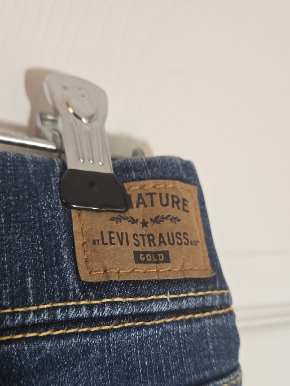 Levi's Dark Blue Skinny Jeans Size 6 Short - Picture 6 of 9